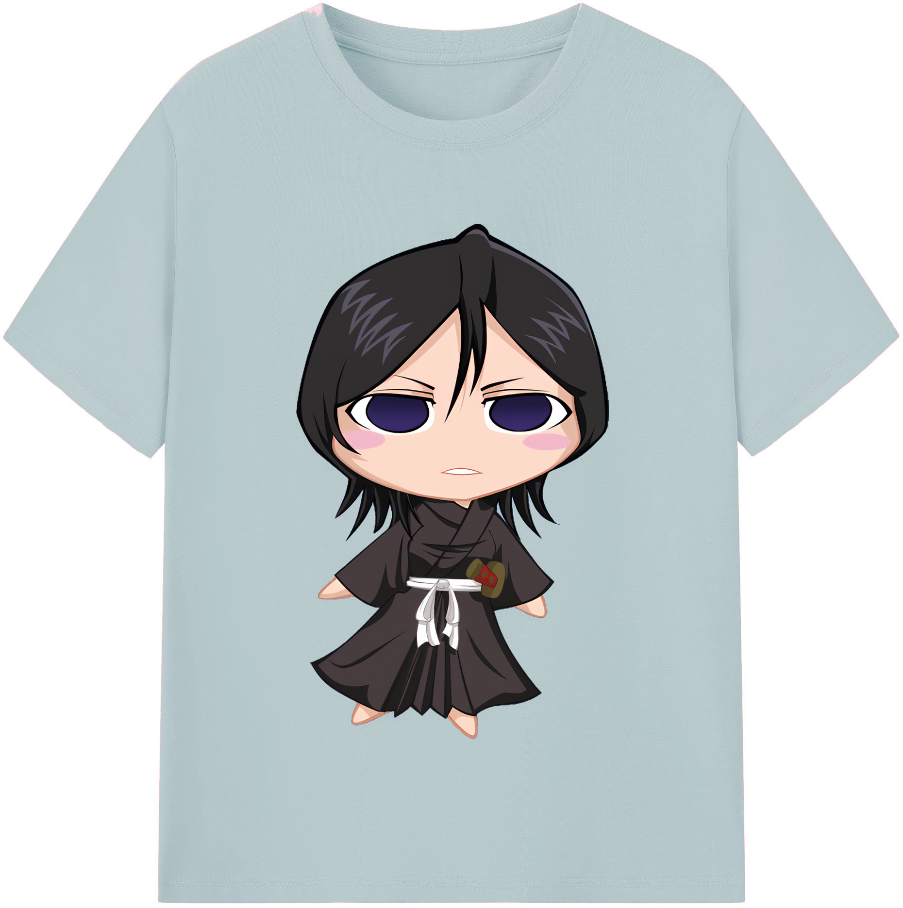 （画像用） ブリーチ 朽木ルキア BLEACH Kuchiki Rukia 綿100％半袖Tシャツ（フロントプリント）